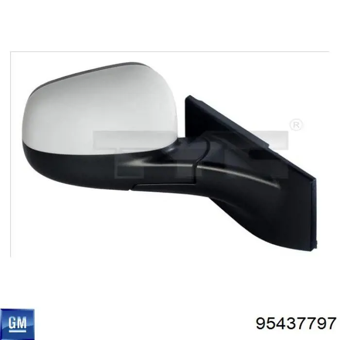 95437797 General Motors Накладка зеркала заднего вида, правая
