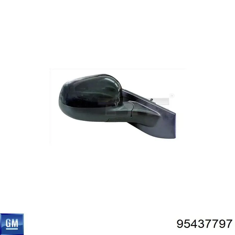 Накладка правого бокового зеркала General Motors 95437797 цена, от 12.65 USD