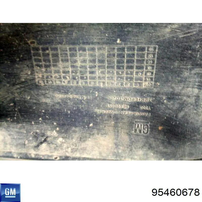 Купить 95460678 General Motors Задний бампер