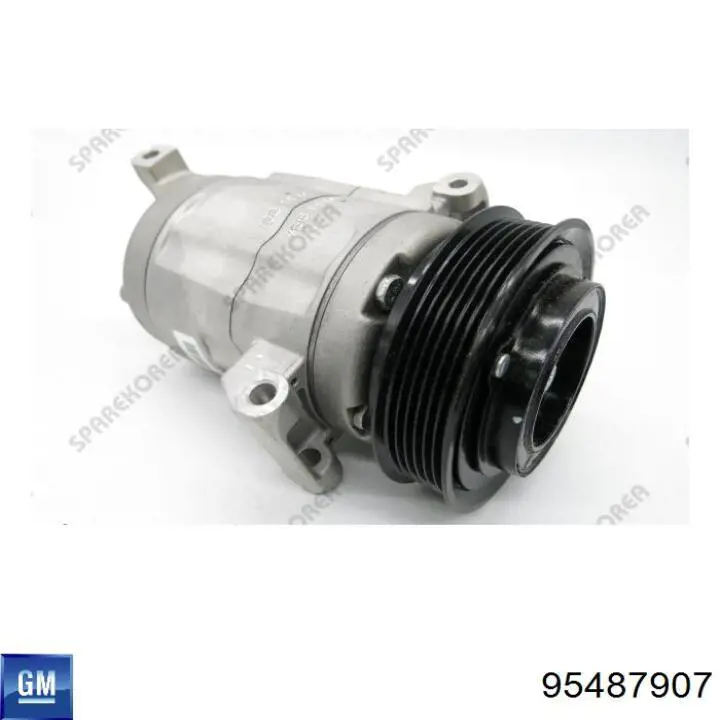 Компрессор системы кондиционирования General Motors 95487907 цена, от 423.01 USD