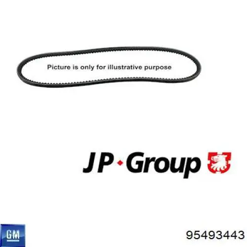 Клиновый ремень General Motors 95493443 цена, от 4.43 USD
