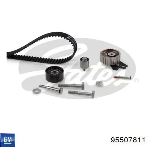 95507811 Peugeot/Citroen correia do mecanismo de distribuição de gás, kit