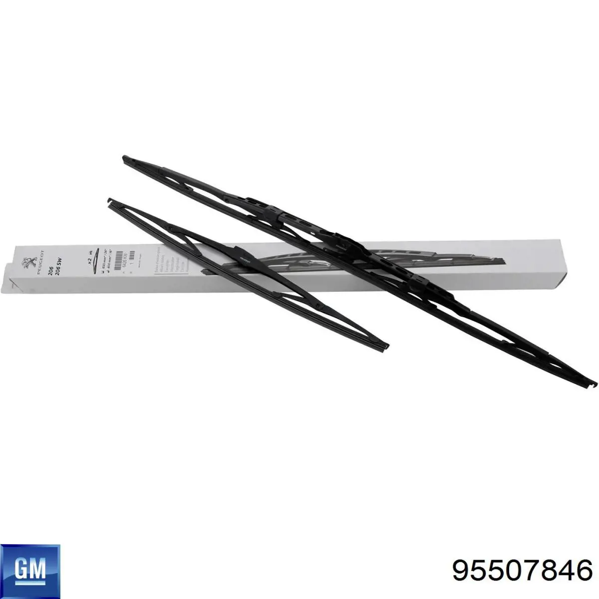 Купить 95507846 Peugeot/Citroen Резинка щетки стеклоочистителя водительская