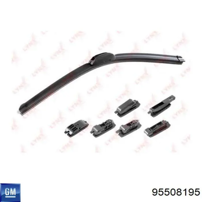 Щетка-дворник лобового стекла водительская 95508195 General Motors
