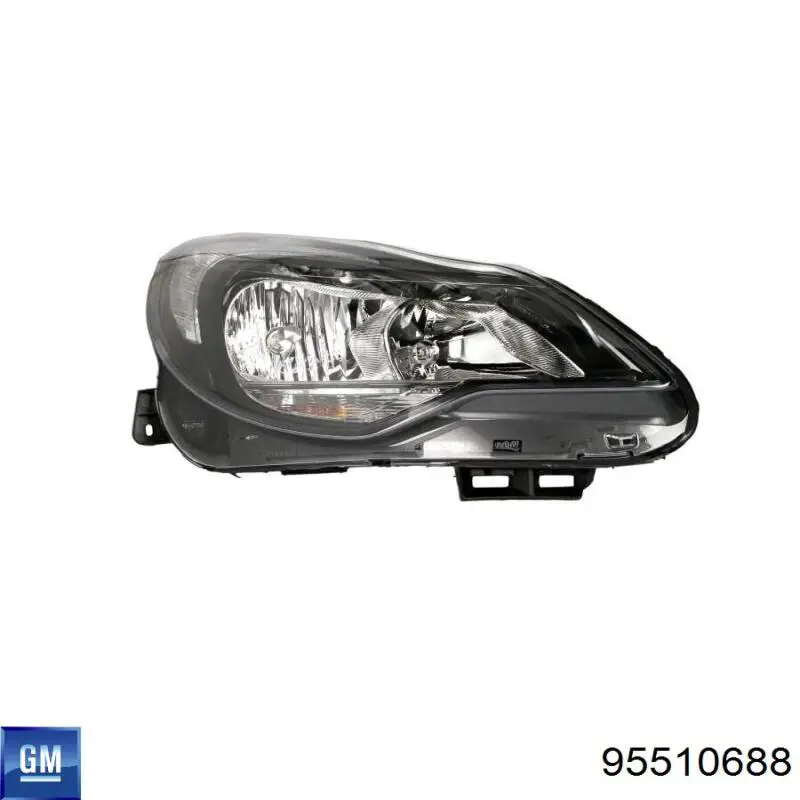 Правая фара 13446802 General Motors