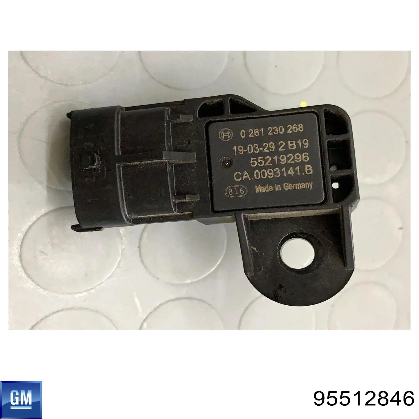 95512846 General Motors Датчик давления воздуха