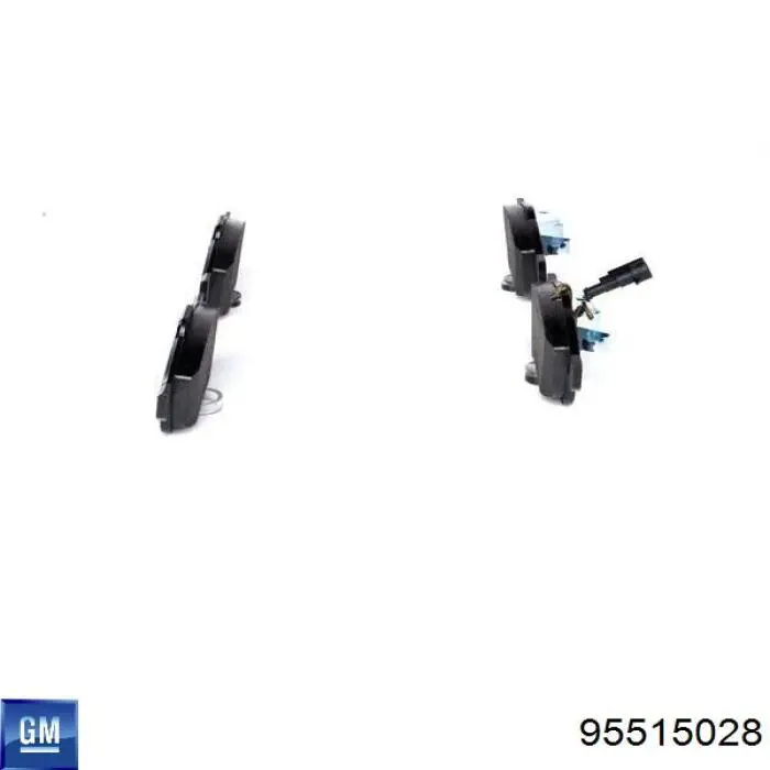 Передние тормозные колодки 95515028 General Motors