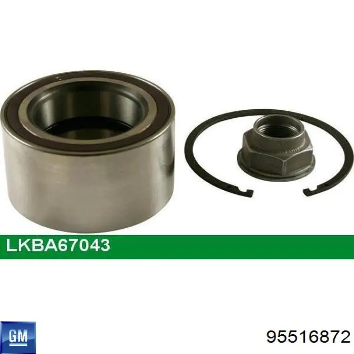 Купить 95516872 General Motors Подшипник передней ступицы
