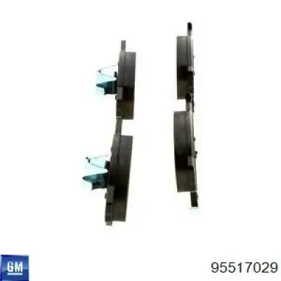 Купить 95517029 Opel Колодки тормозные