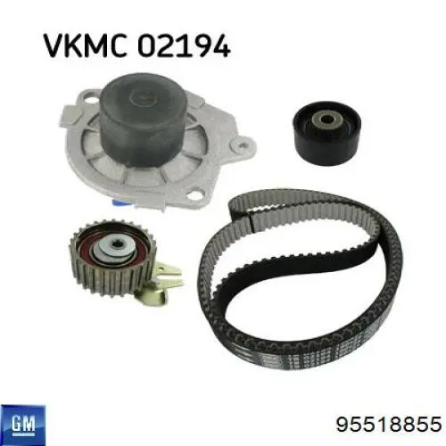 95518855 General Motors Насос водяной