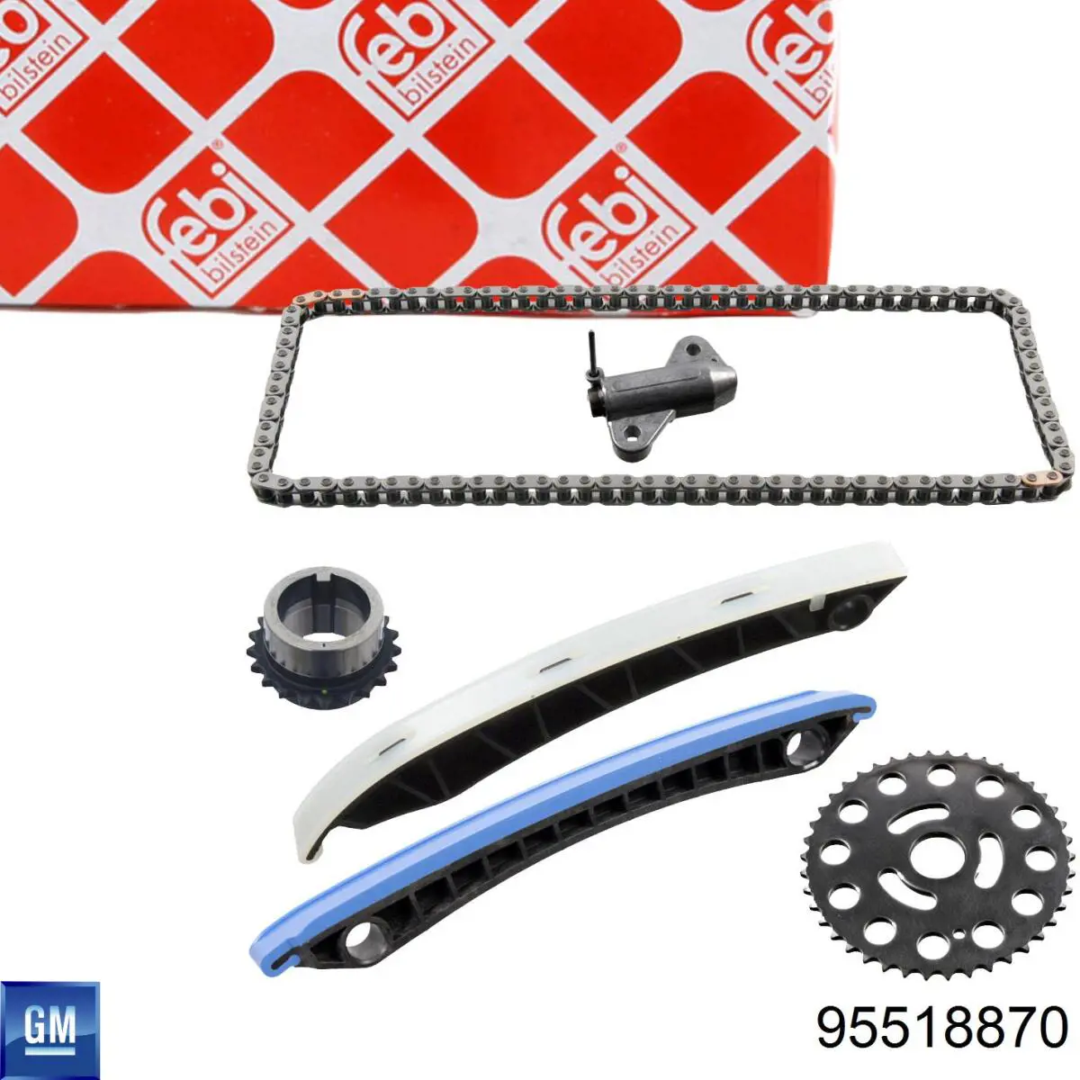 Комплект цепи ГРМ 95518870 General Motors