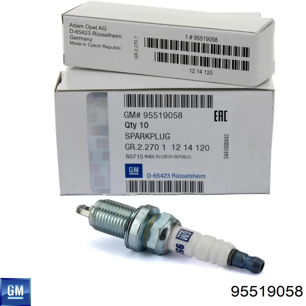 95519058 GM Bujía original y equivalente