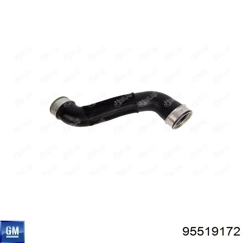 Патрубок интеркулера 95519172 General Motors