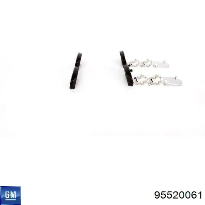 95520061 General Motors Колодки передние