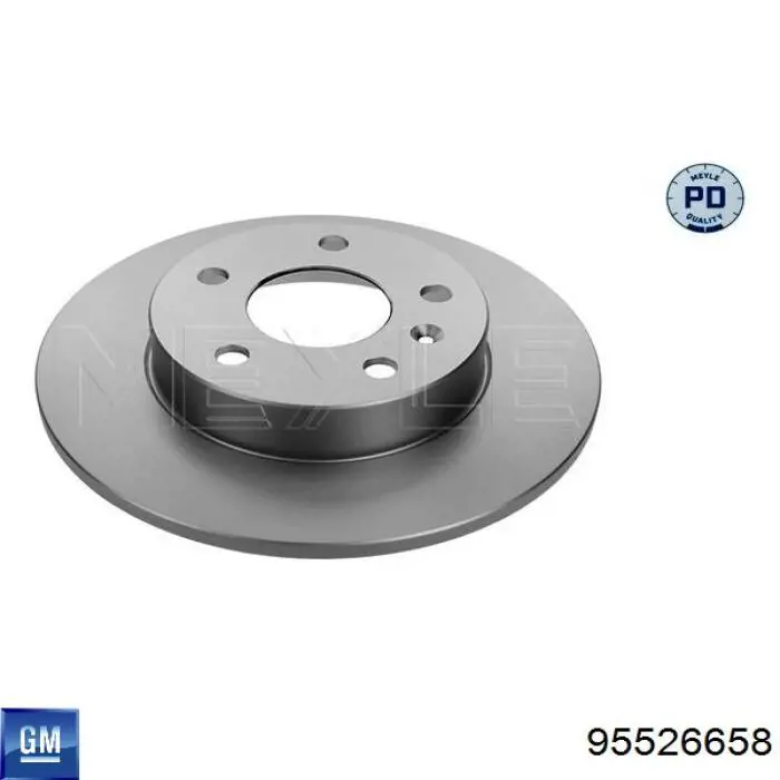 Тормозные диски 95526658 General Motors