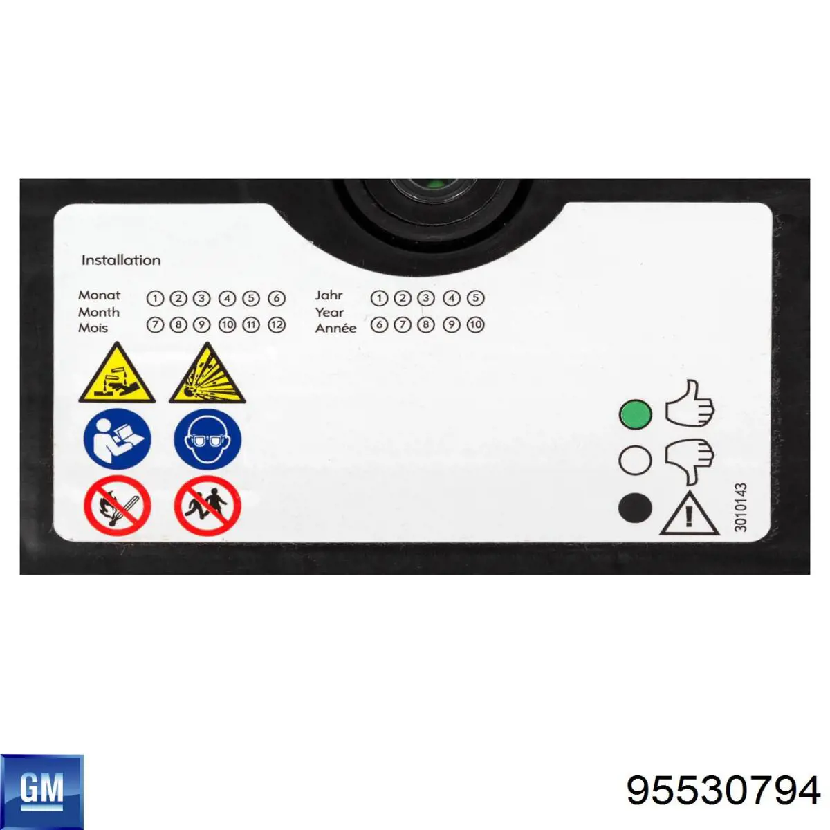 95530794 General Motors Аккумуляторная батарея