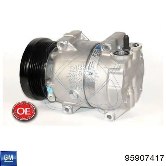 Купить 95907417 General Motors Компрессор климатической установки