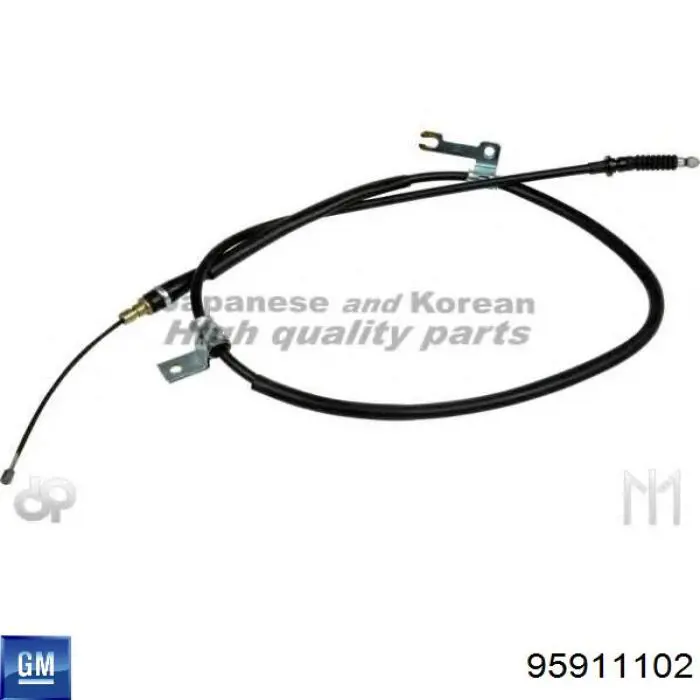 Передний трос ручника 95911102 General Motors