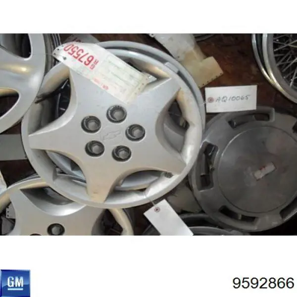9592866 General Motors диски колесные стальные (штампованные)