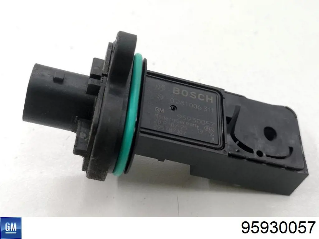 836021 Opel sensor de fluxo (consumo de ar, medidor de consumo M.A.F. - (Mass Airflow))