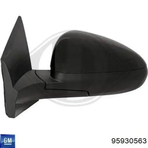 Левое боковое зеркало 25B1513M Polcar