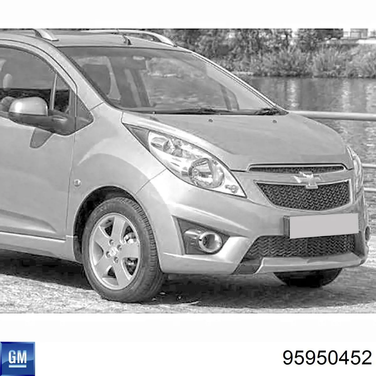 95950452 General Motors Переднее правое крыло