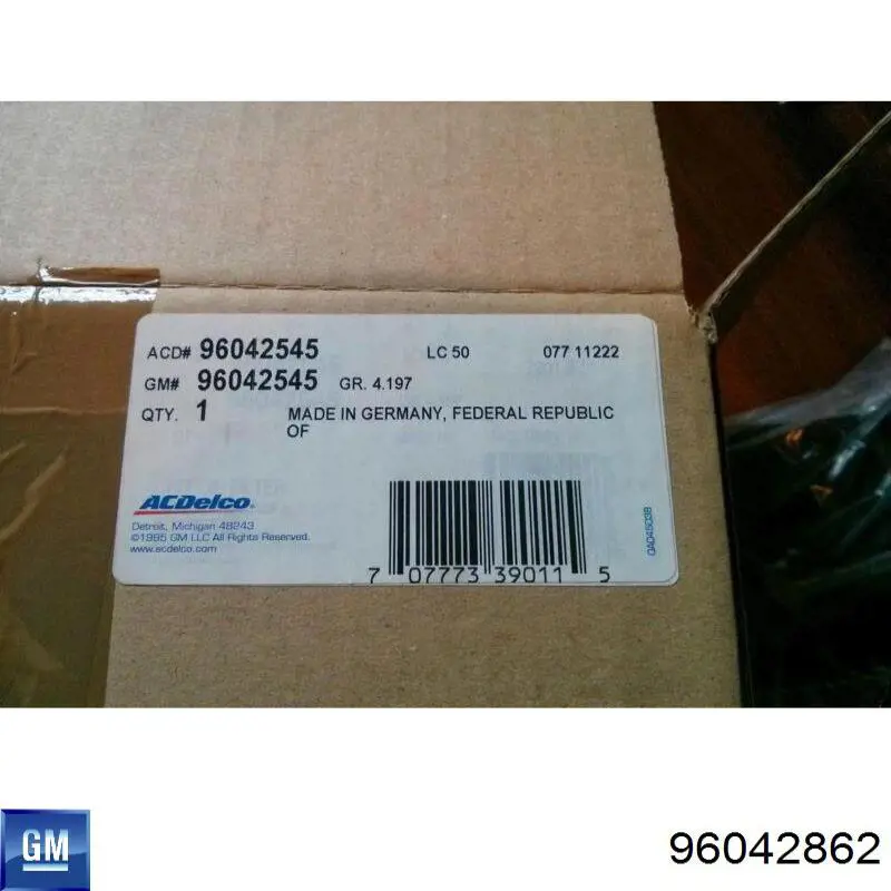 96042862 General Motors 
