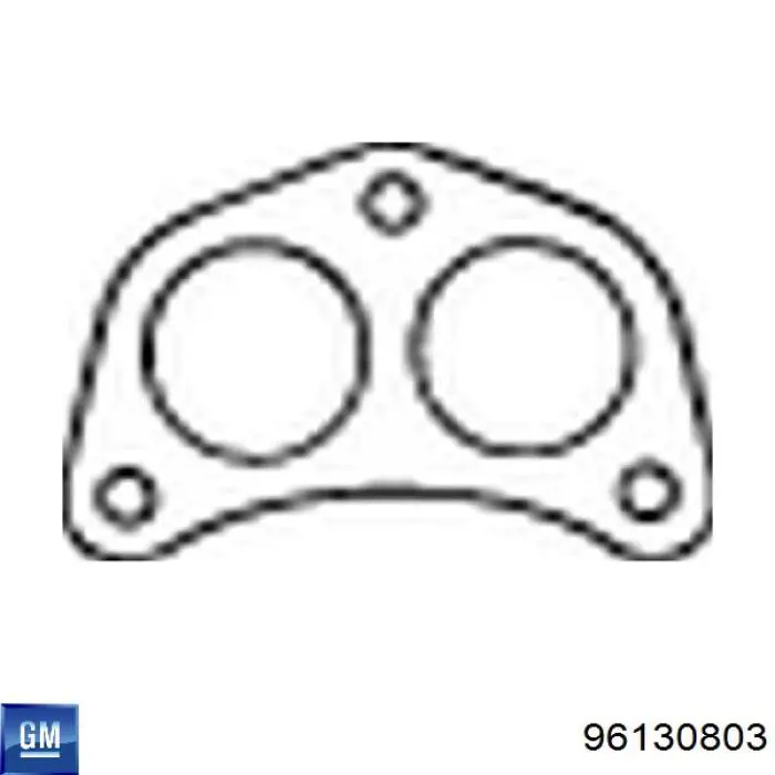 Junta De Tubo De Escape Silenciador 96130803 GM/Daewoo