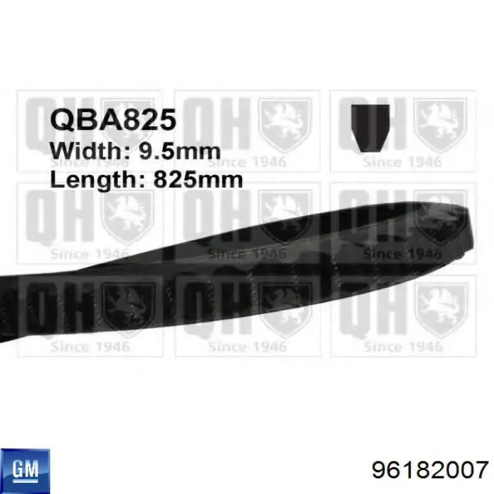 96182007 General Motors Поликлиновый ремень