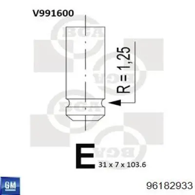 96182933 GM/Daewoo