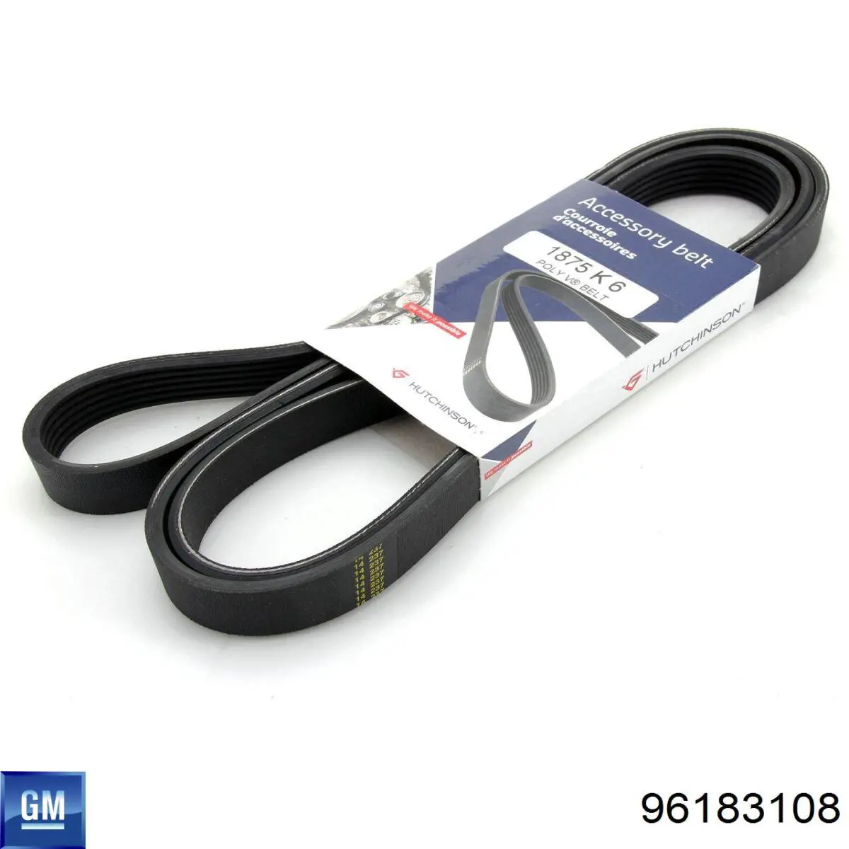 Купить 96183108 General Motors Ремень генератора