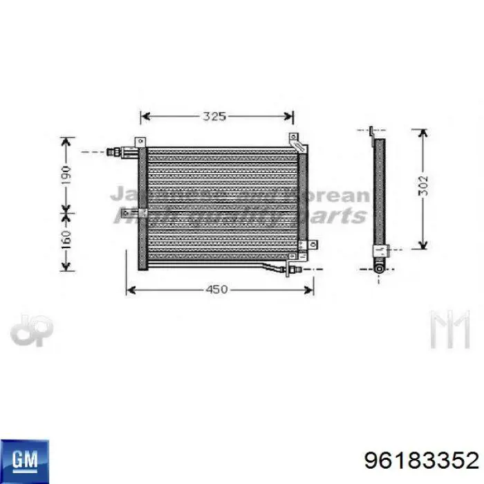 ГРМ ремни General Motors 96183352