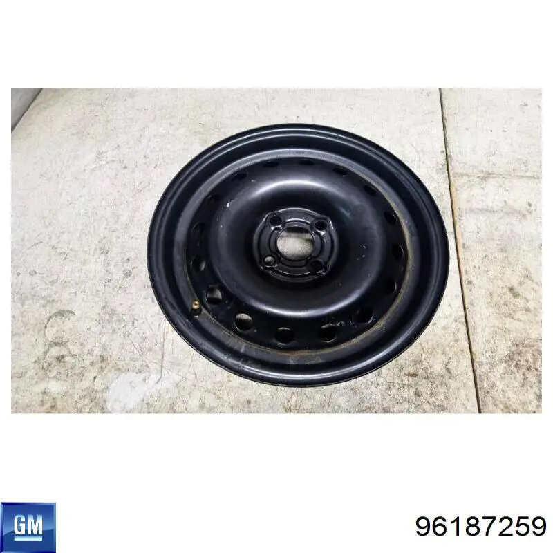 96187259 General Motors диски колесные стальные (штампованные)
