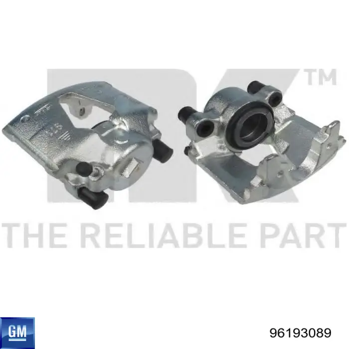 96193089 General Motors Суппорт тормозной, передний, левый
