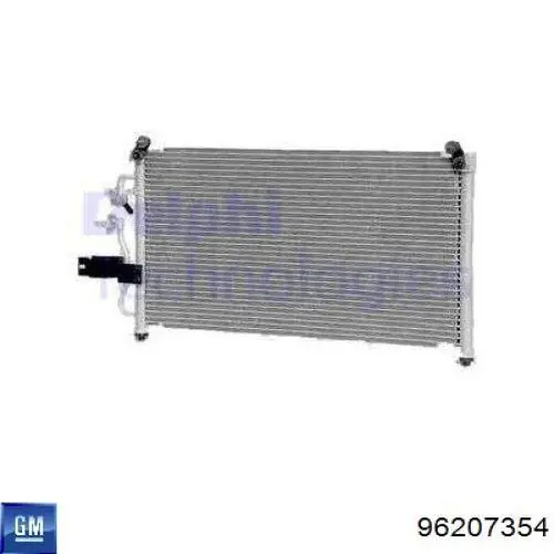 Радиатор охлаждения кондиционера General Motors 96207354