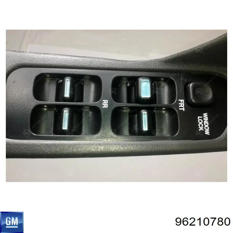 96168695 General Motors кнопочный блок управления стеклоподъемником передний левый