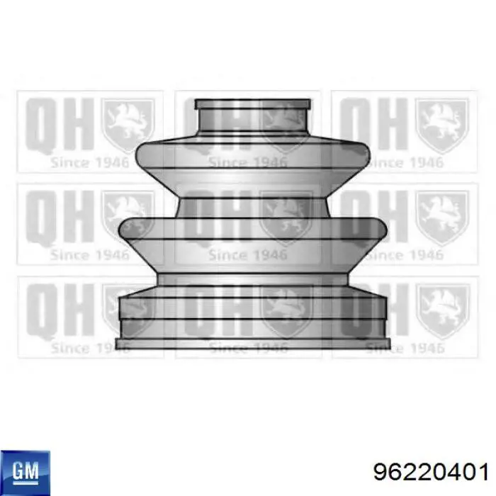 Пыльник шарнира угловых скоростей внутренний передний General Motors 96220401 цена, от 4.31 USD