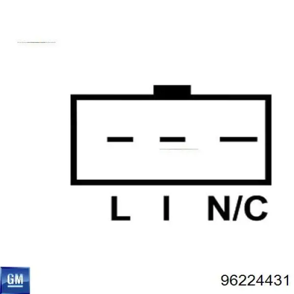 96224431 General Motors Генератор автомобильный