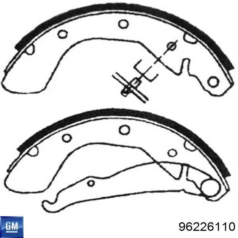 Тормоза рабочие задние ножные и тормозные барабаны General Motors 96226110 цена, от 12.49 USD
