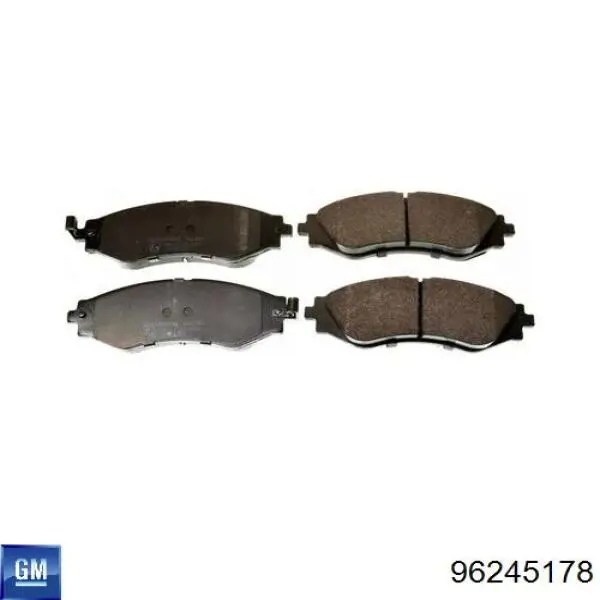 Тормозные колодки General Motors 96245178