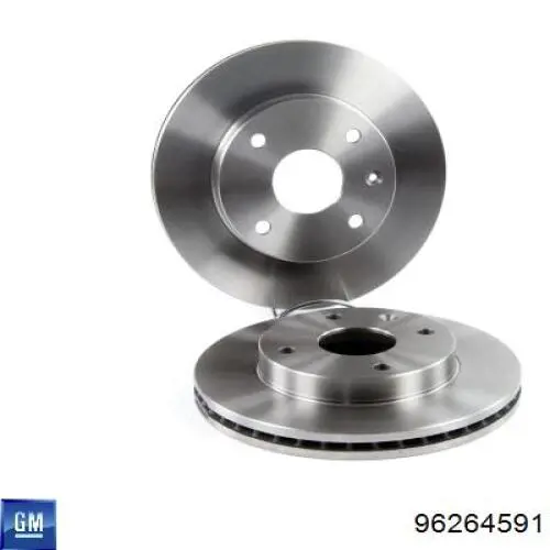 Передние тормозные диски 96264591 General Motors