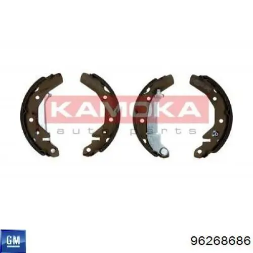 Барабанные колодки General Motors 96268686
