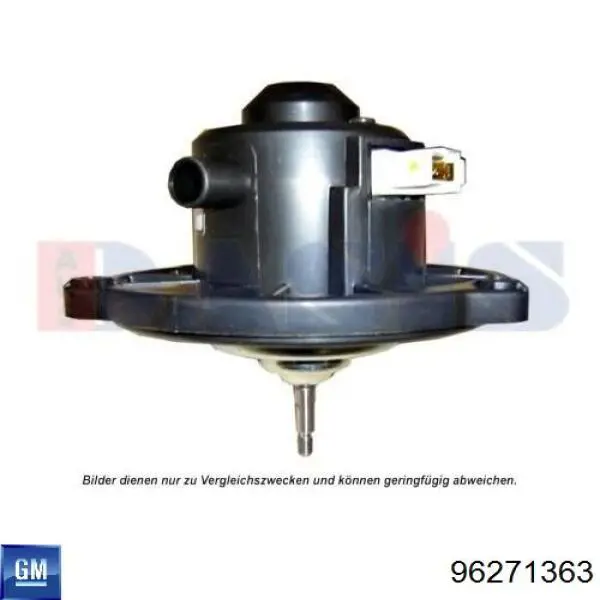 Motor de ventilador de forno (de aquecedor de salão) para Daewoo Nubira (J10, J15)