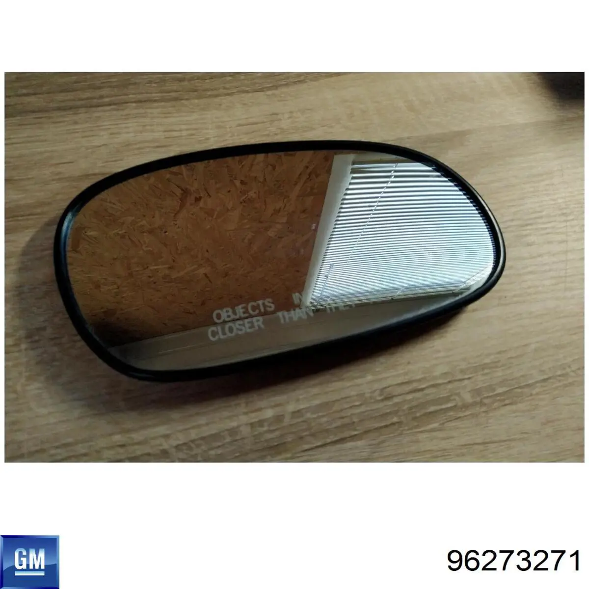 Зеркальный элемент зеркала заднего вида левого General Motors 96273271