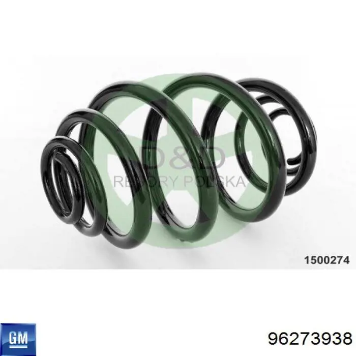 Пружина задняя Asam 75426