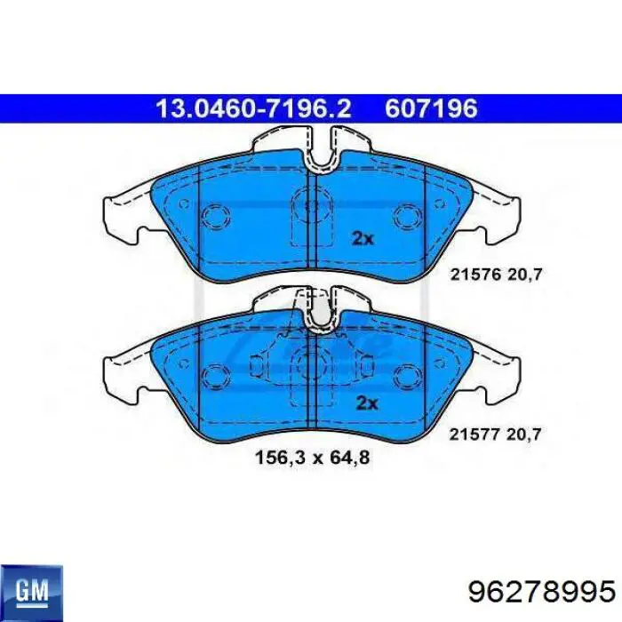 Купить 96278995 General Motors Колпаки