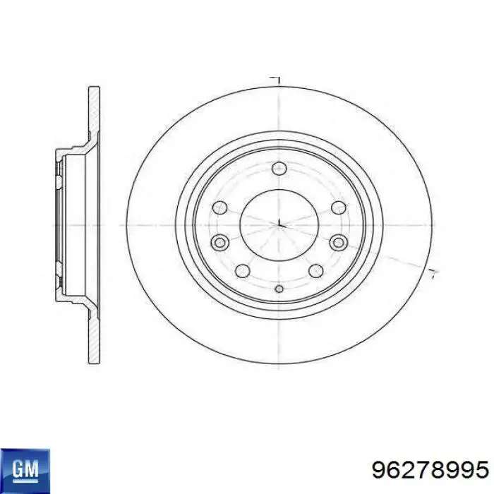 96278995 General Motors Колпаки на диски