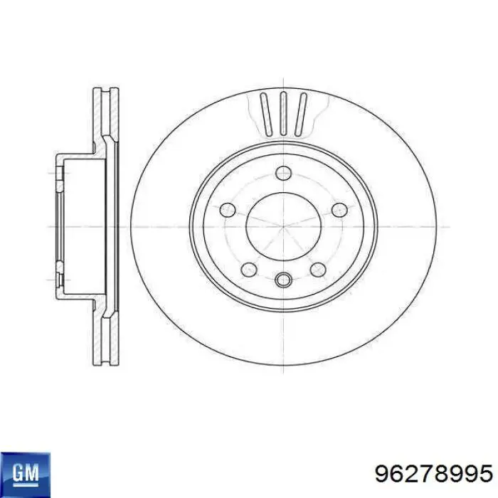 Колпак колесного диска General Motors 96278995 цена, от 8.96 USD