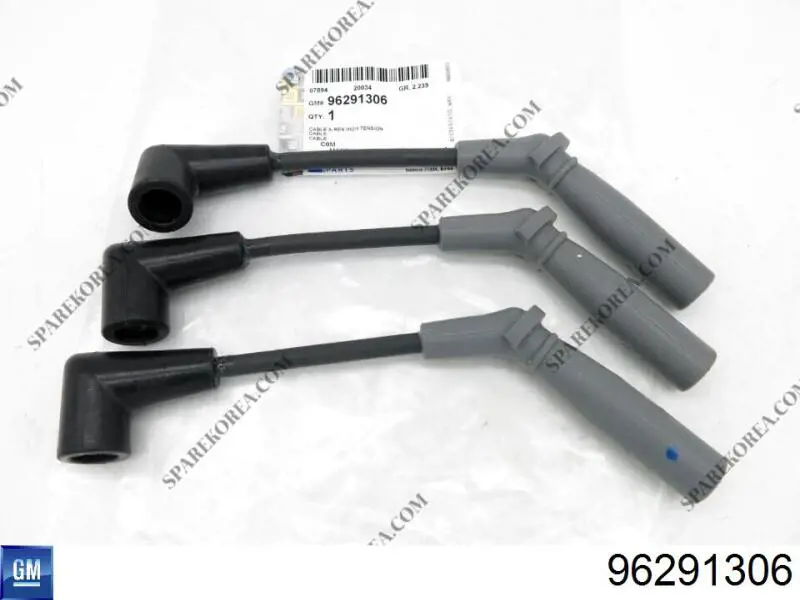 Fios de alta voltagem, kit General Motors 96291306