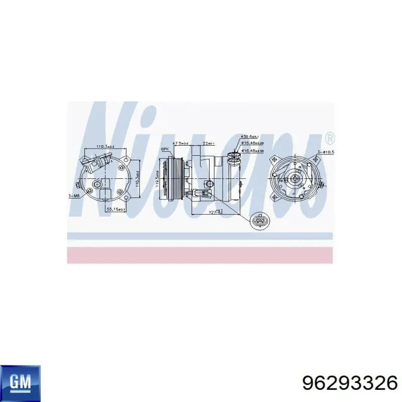 Насос гидравлики General Motors 96293326 цена, от 23.01 USD